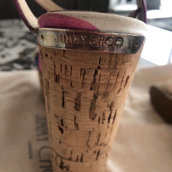 Jimmy Cho Floral Wedges - Picture 2 of 4